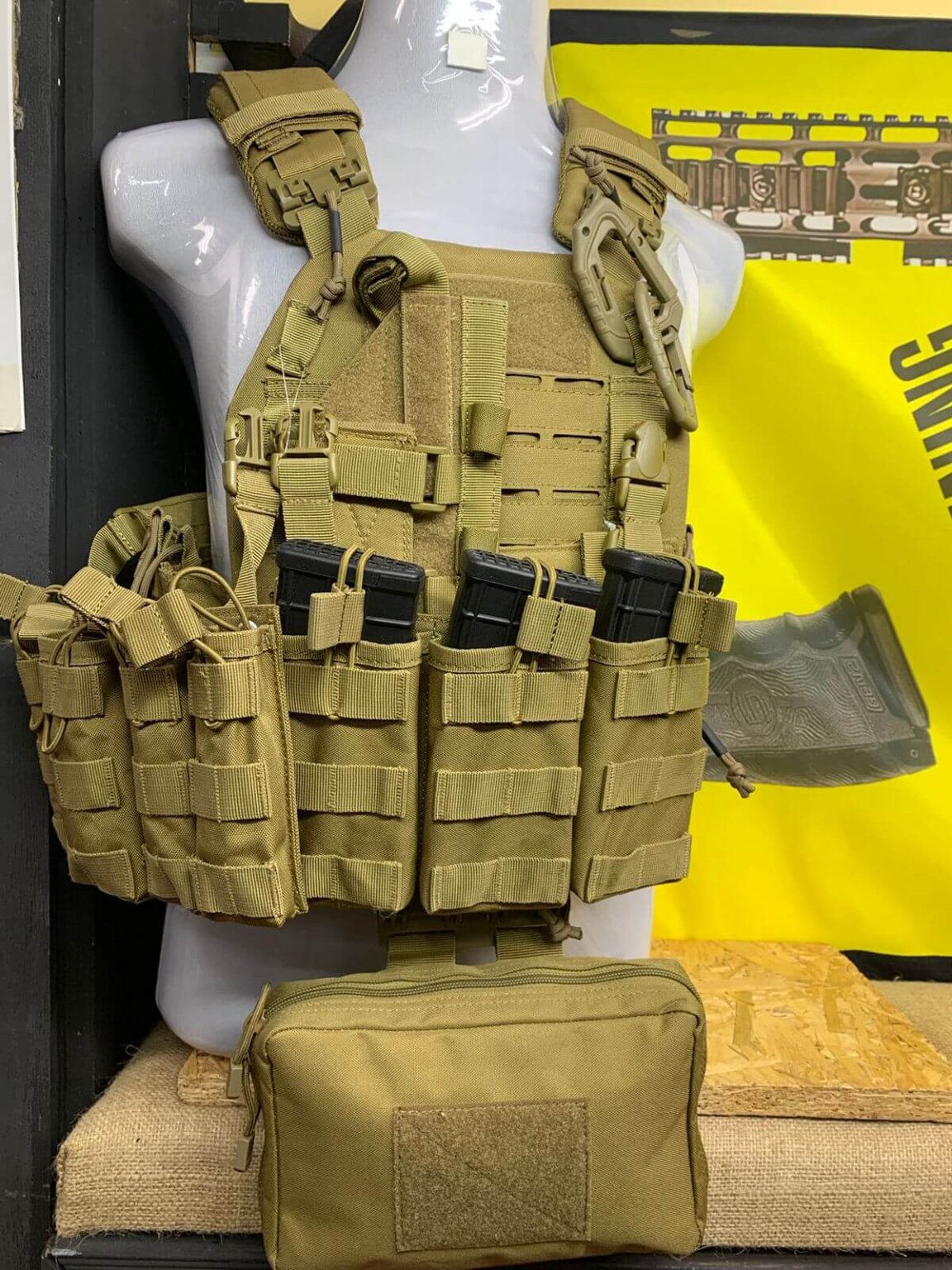 Tactical Vest - Sand - Arthur Webb Firearms